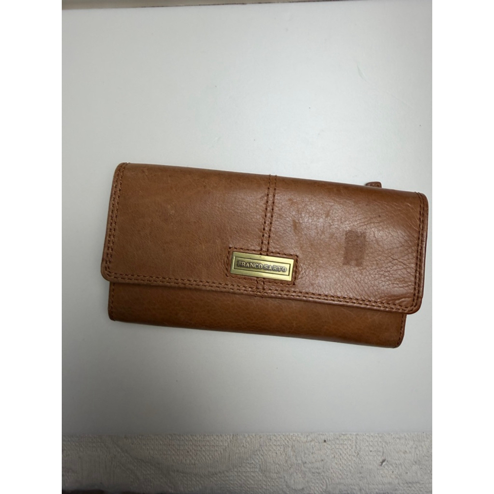 Women's Franco Sarto Brown Leather Wallet One Size